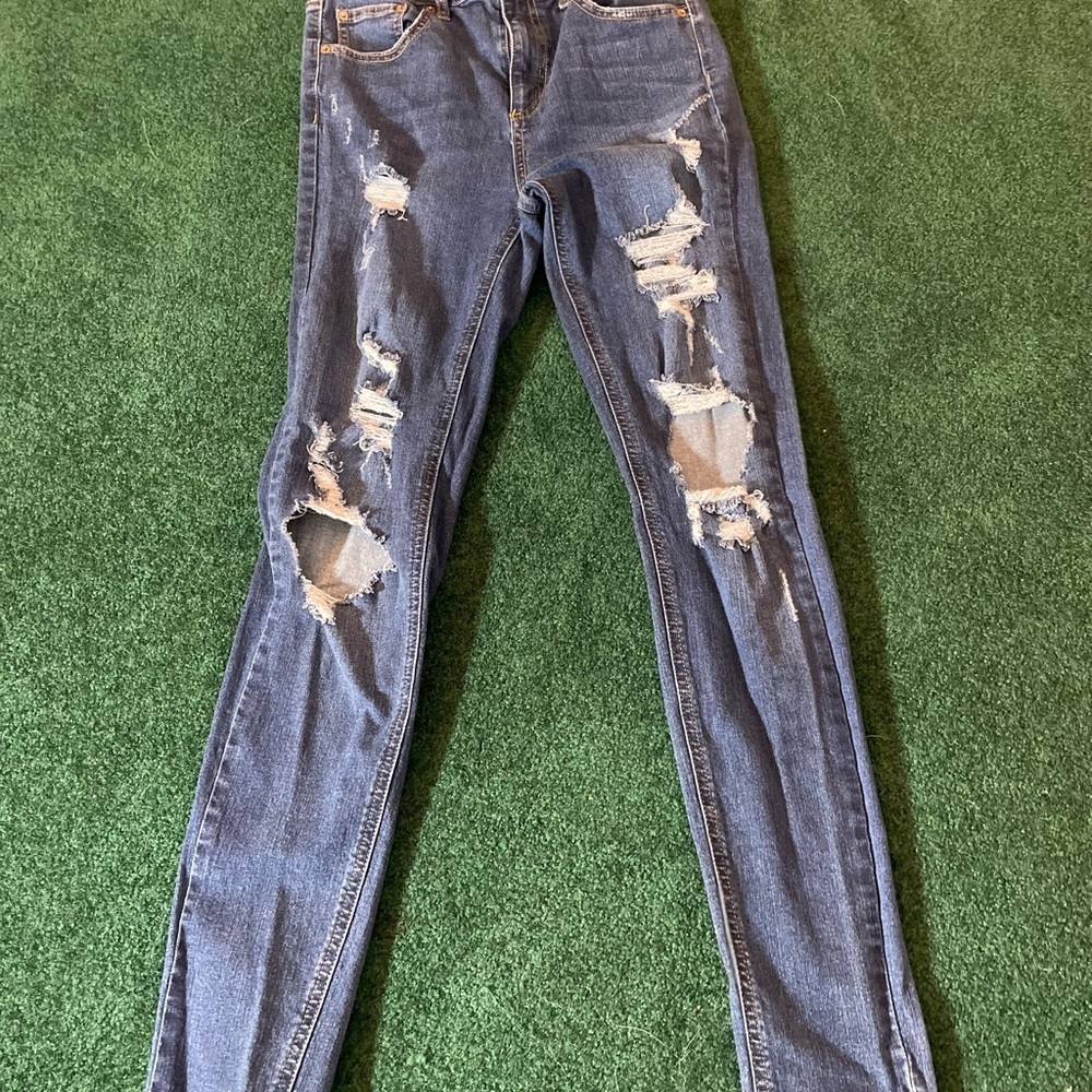 Wild  Fable  High Rise Skinny Distressed Jeans